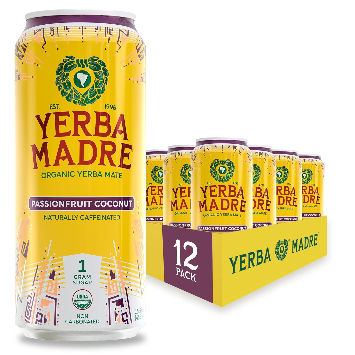 Organic yerba mate for natural energy and focus without crash in your day today!