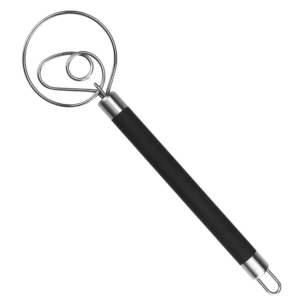 Guowall Stainless Steel Dough Whisk for Dutch Bread with as shown, Silver