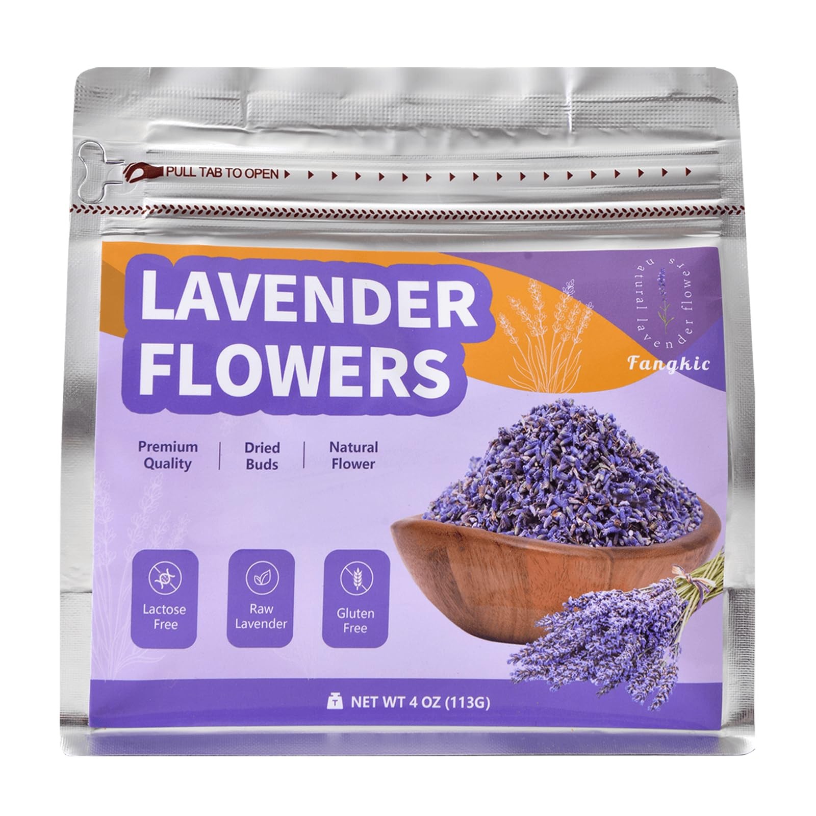 Dried Culinary Lavender Flowers – Food Grade Buds(4 oz), for 4 oz