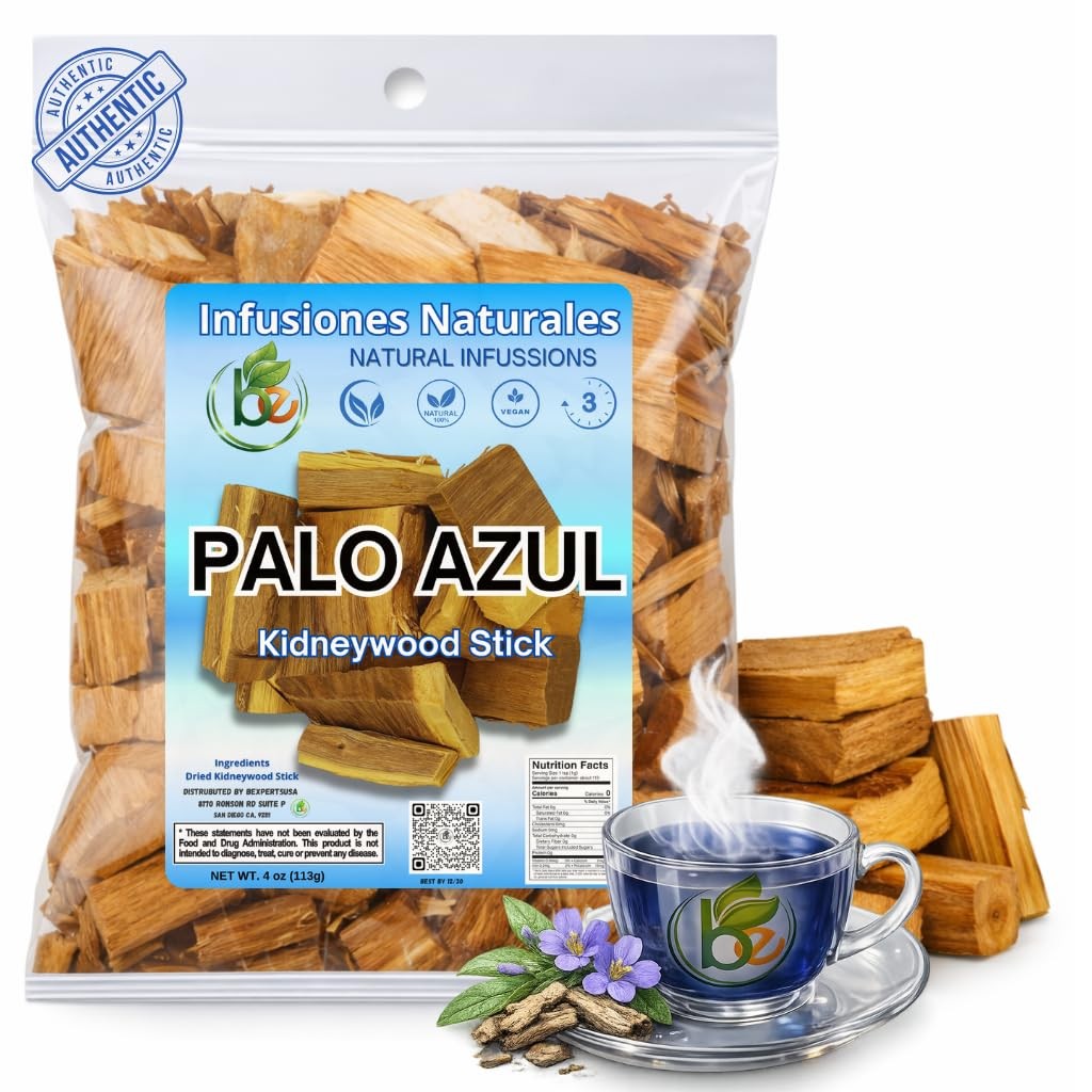 Palo Azul Herbal Tea (4 oz / 113g) – Authentic Kidneywood (Eysenhardtia…