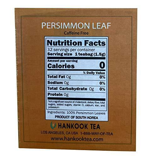 Hankook Tea Tisane, Persimmon Leaf, 32 Count (SYNCHKG017535)