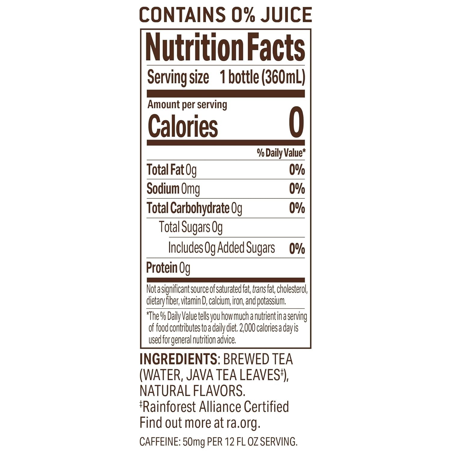 Black Tea Sampler 12 Ounce Bottles Unsweetened Peach Raspberry Pineapple Mango