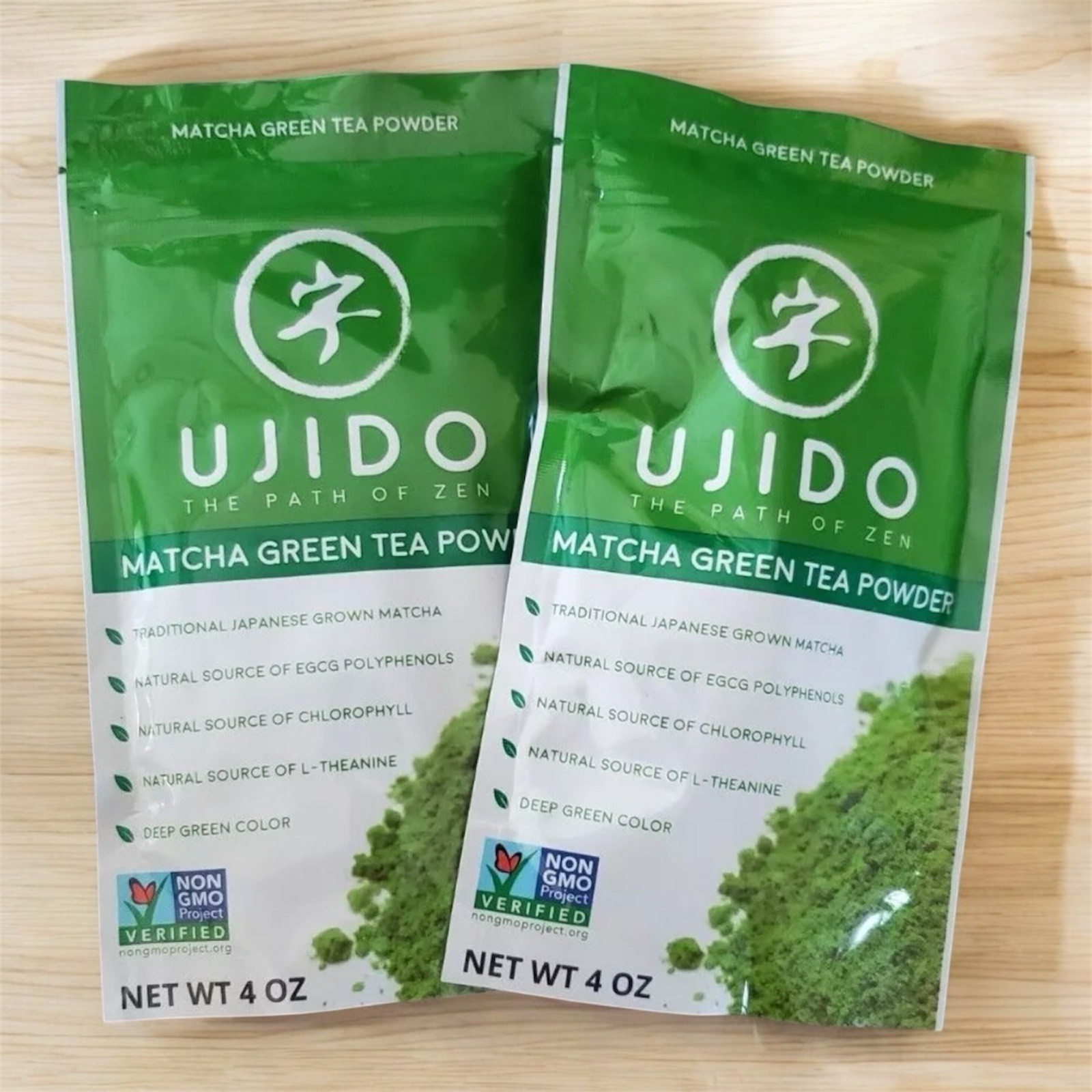 2pk Ujido Ceremonial Blend Matcha Green Tea Powder 4oz Keto Friendly(GS)