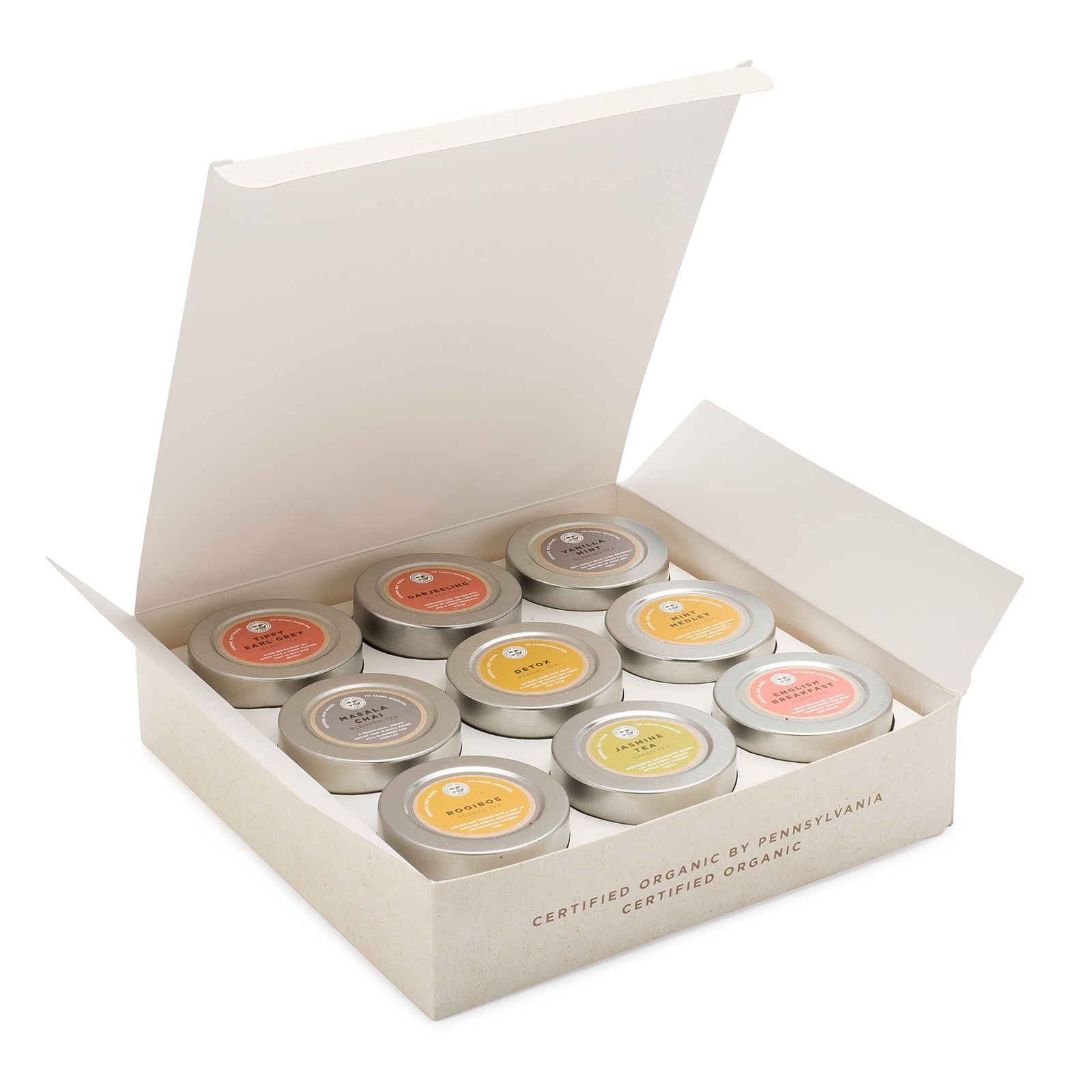 Variety Pack – 9 Loose Leaf Tea Sampler – Organic Black, Green, White, and He…