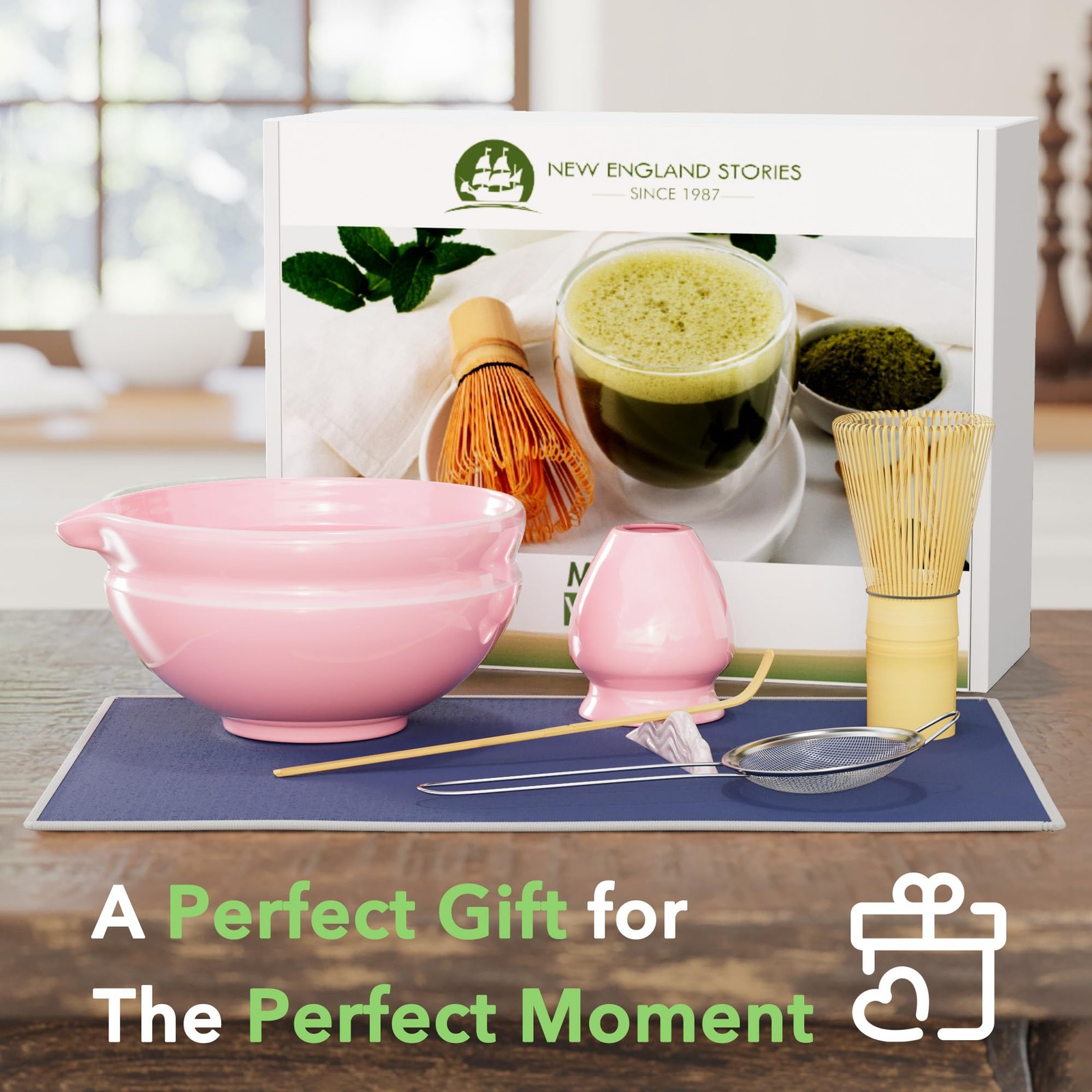 7 Pcs Matcha Whisk Set, Perfect Matcha Kit for Matcha Lovers Includes Ceramic…
