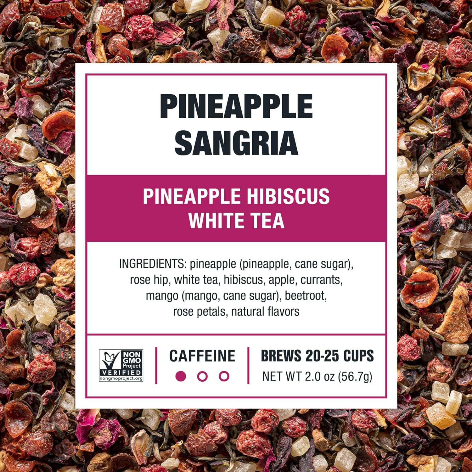 Pineapple Sangria Loose Leaf Tea – Pineapple Hibiscus White Tea Blend | Premium