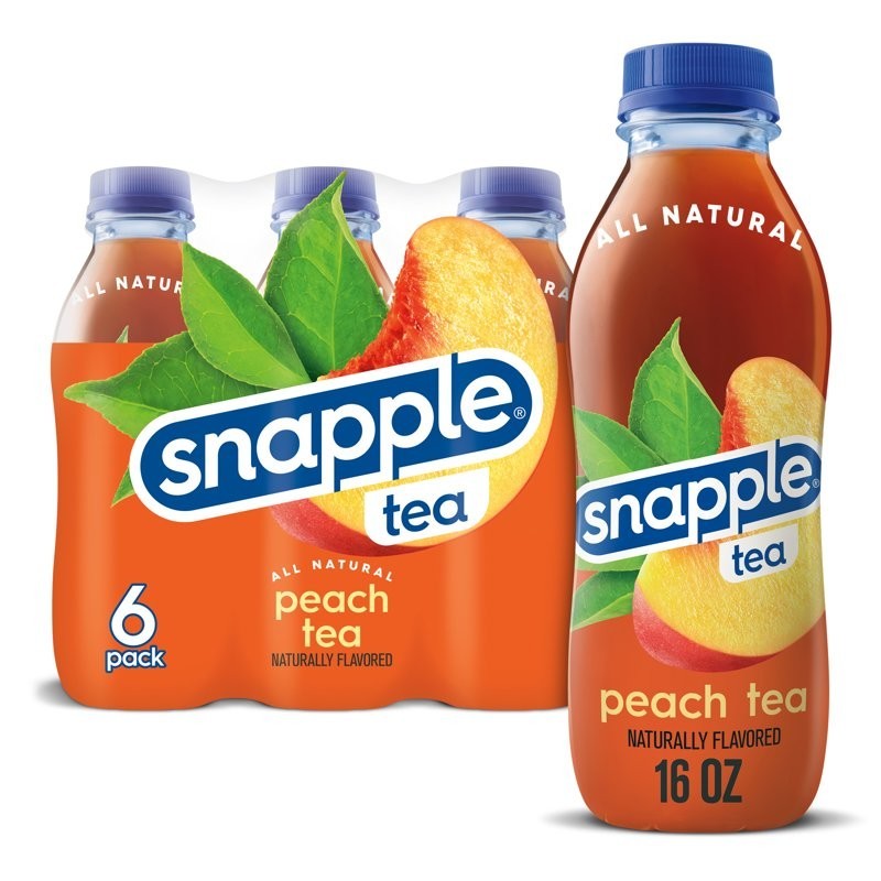 (6pk) Snapple Peach Tea 🍑 16oz Limited Edition Bottles ONE DAY FAST SHIP!!!!!!!