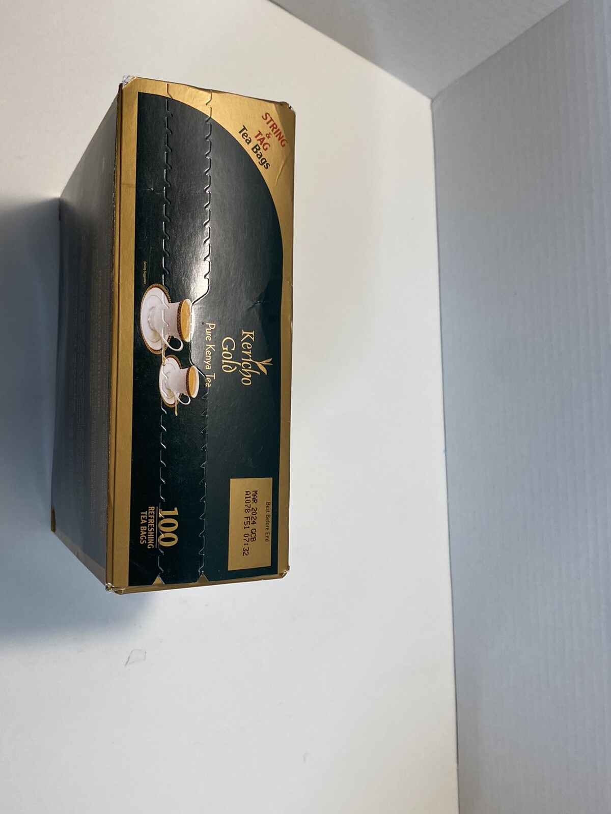 Kericho Gold Pure Kenya Black Tea 100 TEA BAGS