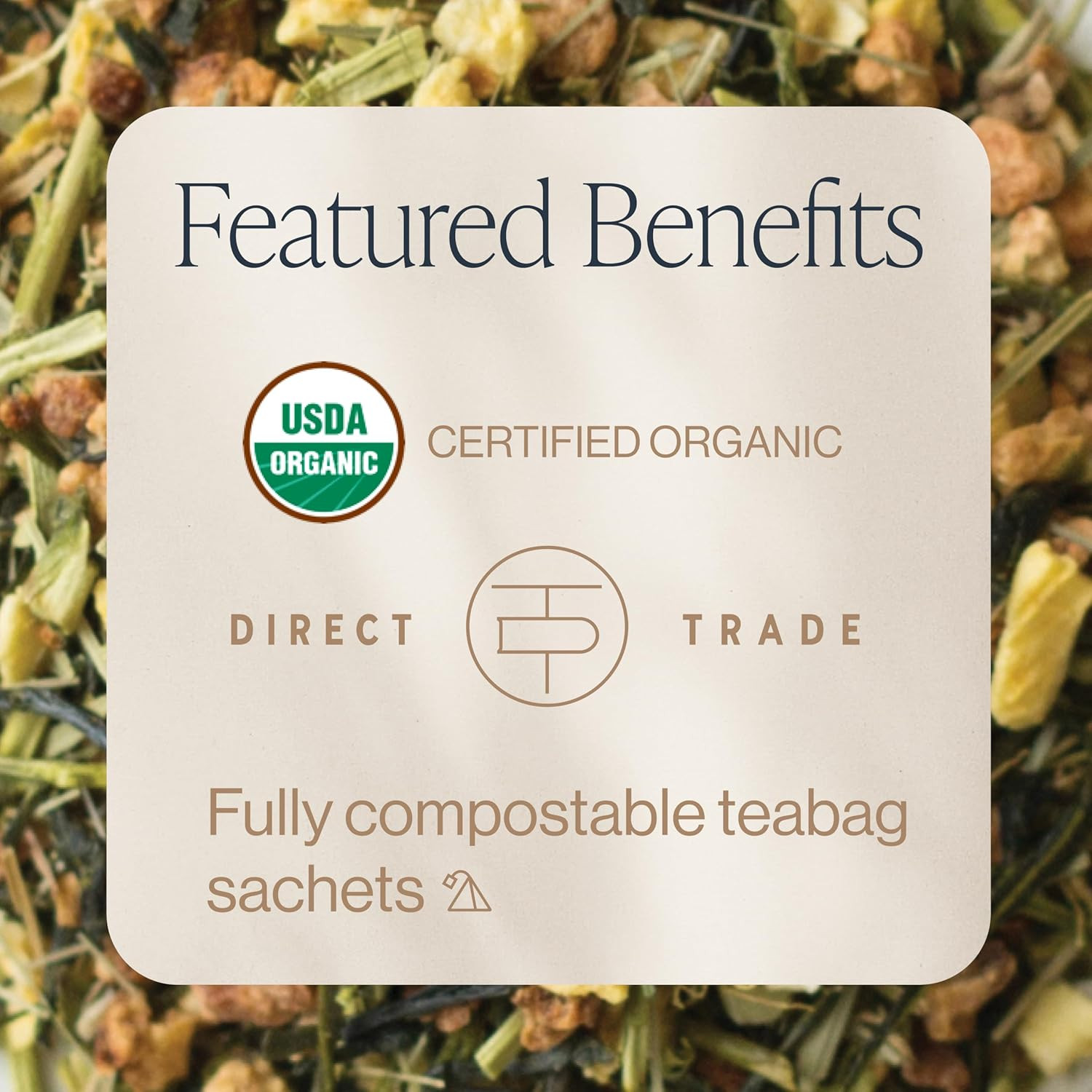 Yuzu Peach Green Tea – Organic Loose Leaf Green & Herbal Blend, Naturally Sweet