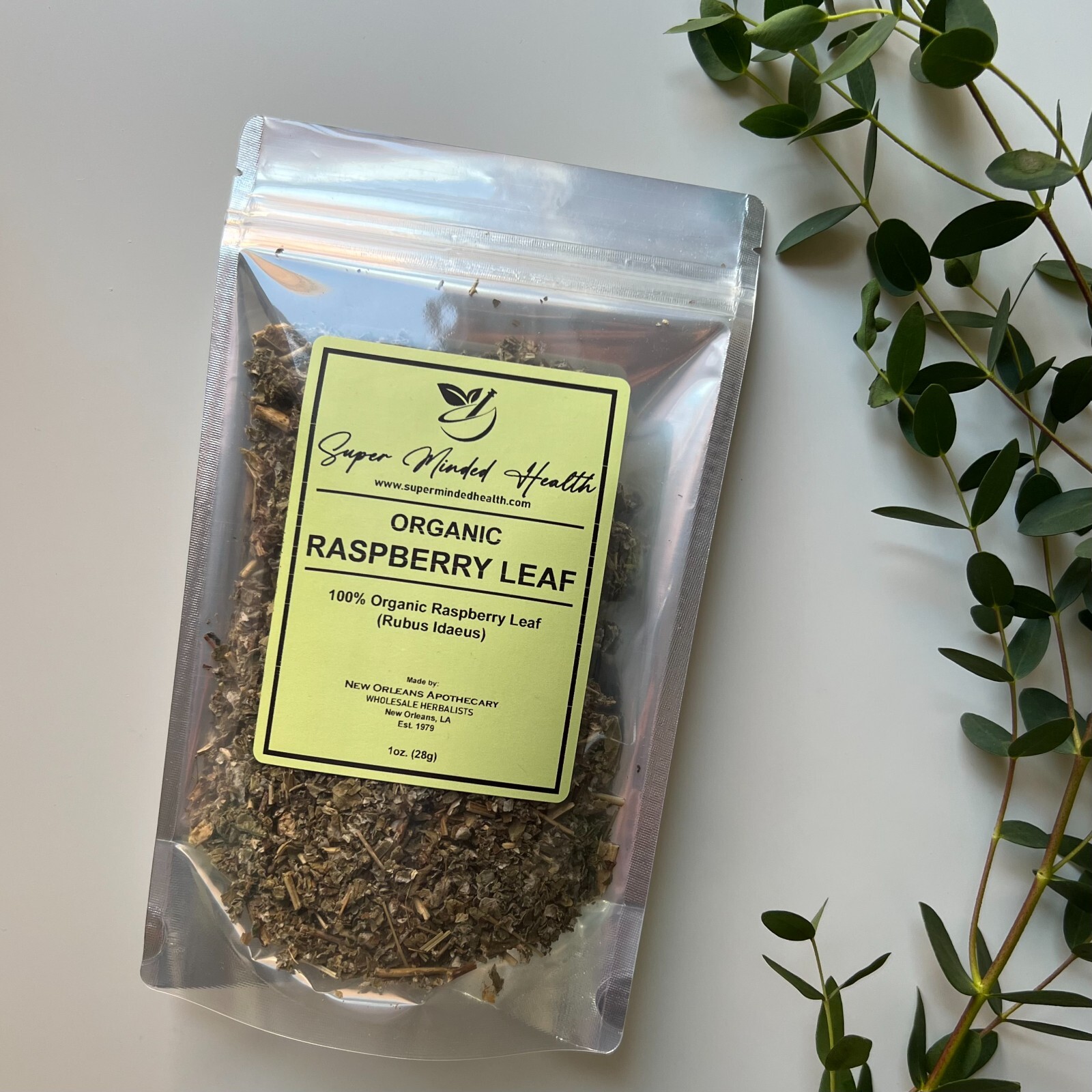 Red Raspberry Leaf | C/S Organic | Dried Cut and Sifted | Rubus Idaeus