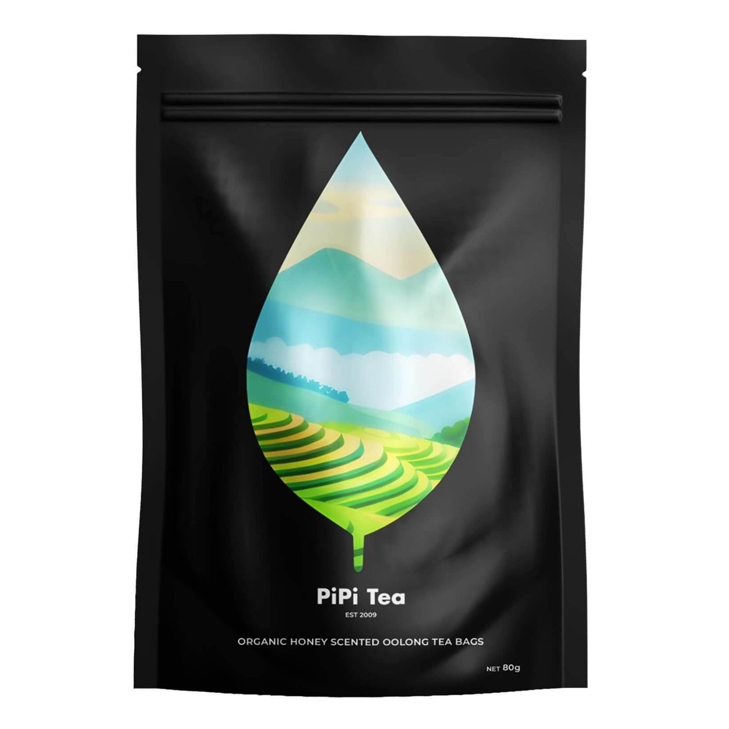 PiPi Tea Organic Oolong Tea Bags 20 Bags Cortisol & Calming Tea For Anxiety Tea