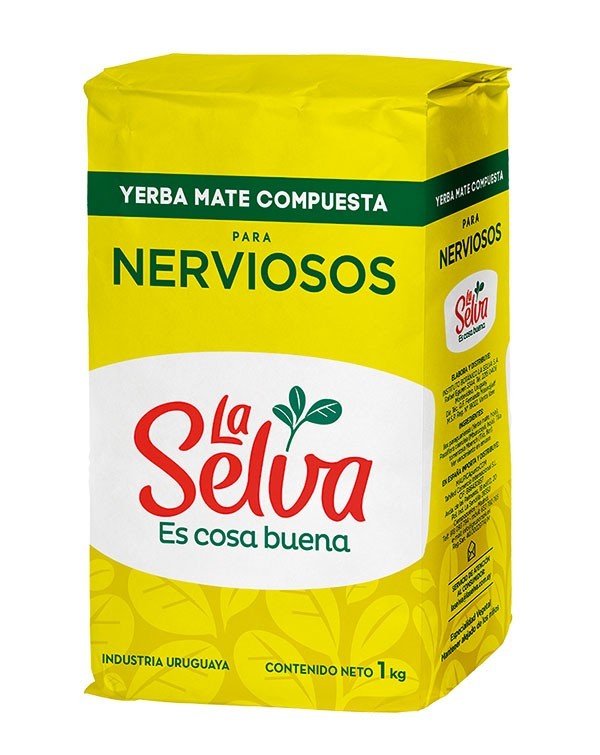 Yerba – La Selva – para – Nerviosos – x 1 Kilo – Pack x 2