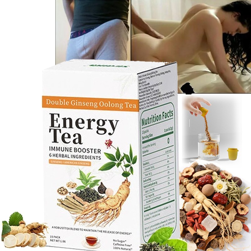 5x Energy Tea Immune Booster Ginseng Oolong Tea Kidney Liver Tea For Women & Men