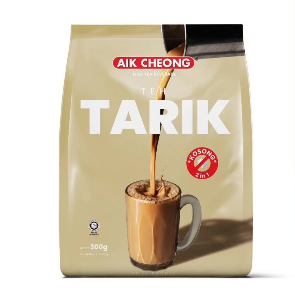 Aik Cheong 2 In 1 Teh Tarik Kosong No Sugar Added (25gm x 12)