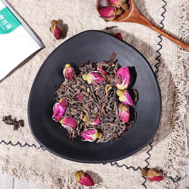 45g / 15 Bags Package Triangle Tea Rose Pu’er Tea Bags Chinese Pu-Erh Black Tea