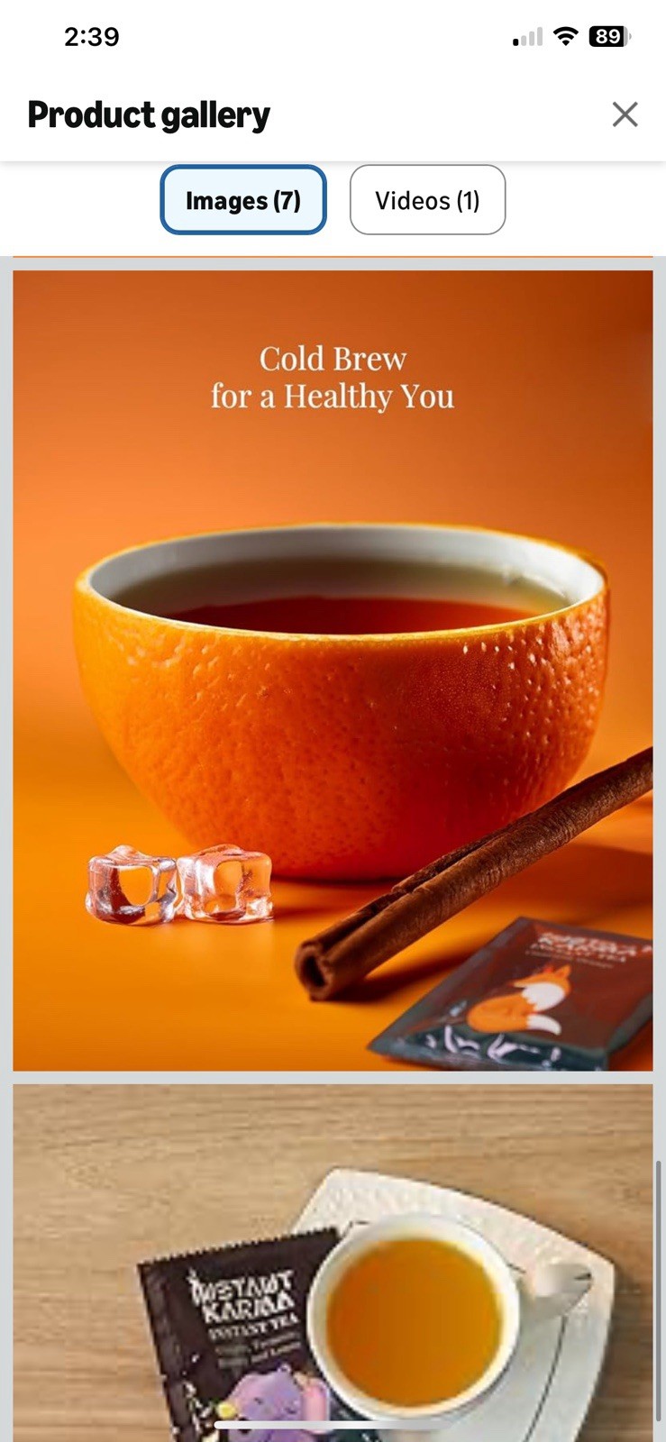 Instant Karma | Cinnamon Orange Instant Tea | All Natural, Caffeine-Free, 20