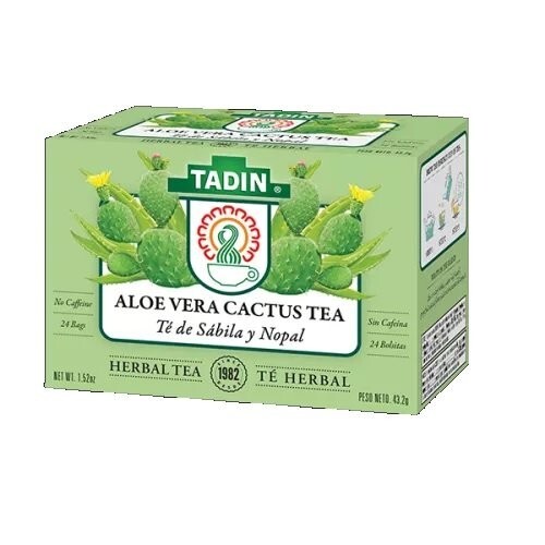 Refreshing Aloe Vera Cactus Herbal Tea – 48 Bags Total, Perfect for Anytime