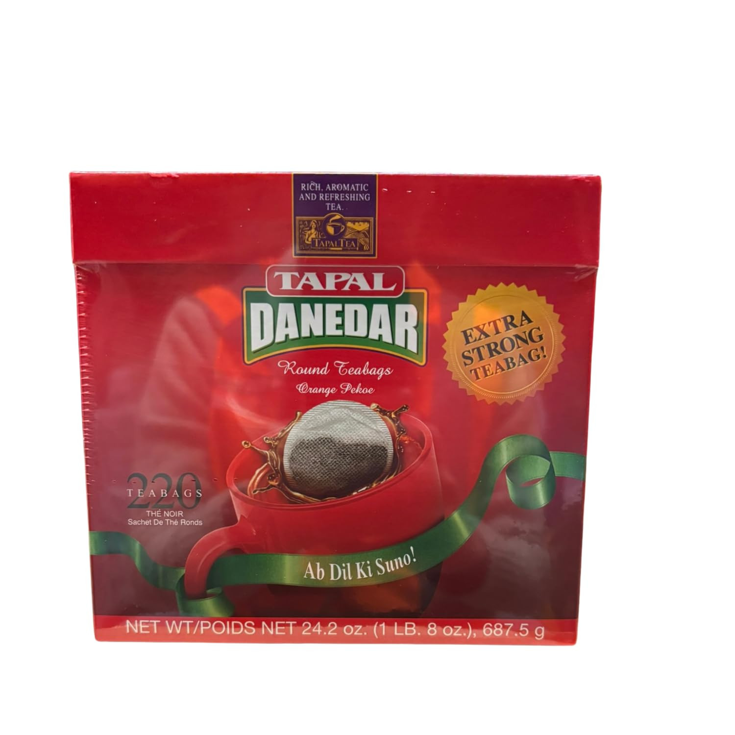 220 Count Orange Pekoe Black Tea Bags Rich Aromatic Refreshing Tea