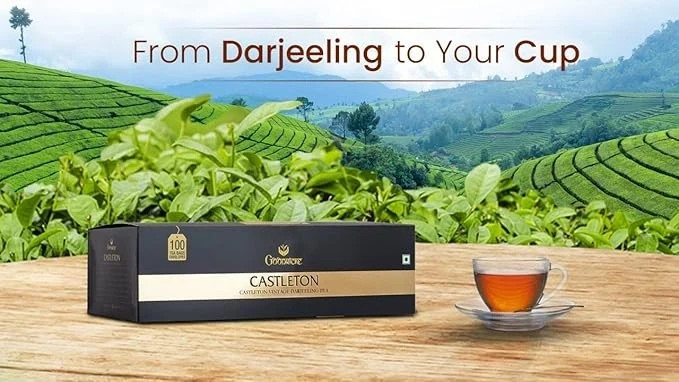 GOODRICKE Castleton Vintage Darjeeling Tea Bags 100 Tea Bags |Exclusive Tea 180g