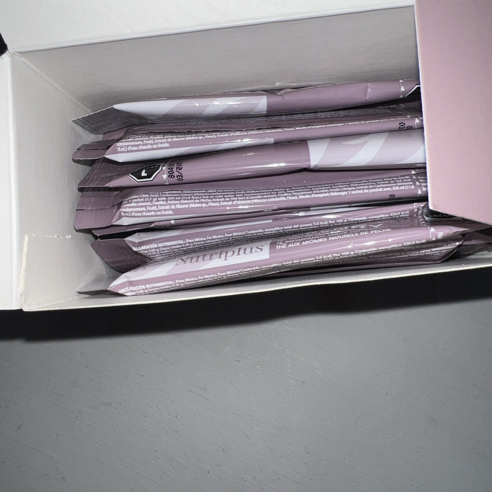 Box Of Individual Packet Tea