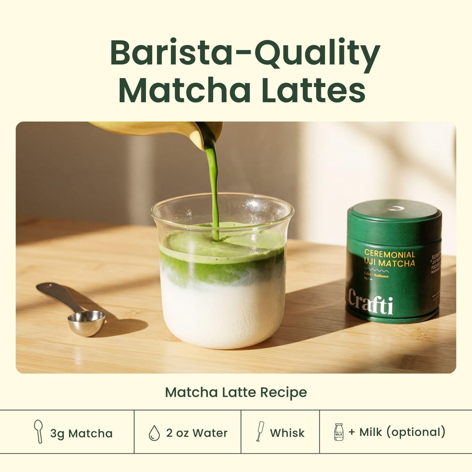 Ceremonial Grade Matcha Powder (Organic) – Unsweetened Authentic Japanese Dai…