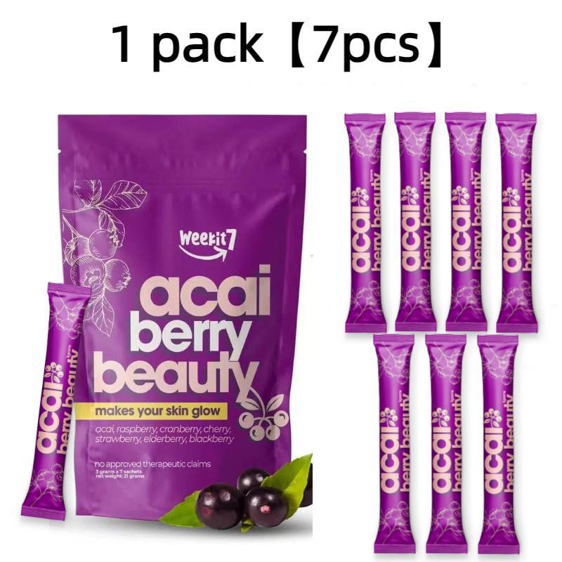 Skin Health 1/ 2 Pack Acai Berry Powder Healthy Beauty Juice Dietary Drinks US