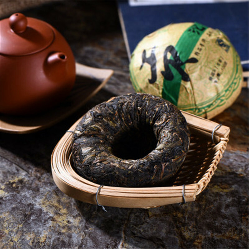 Sheng Pu-erh Tea Cake 100g Yunnan Old Tree Raw Pu-erh Traditional Compressed Tea