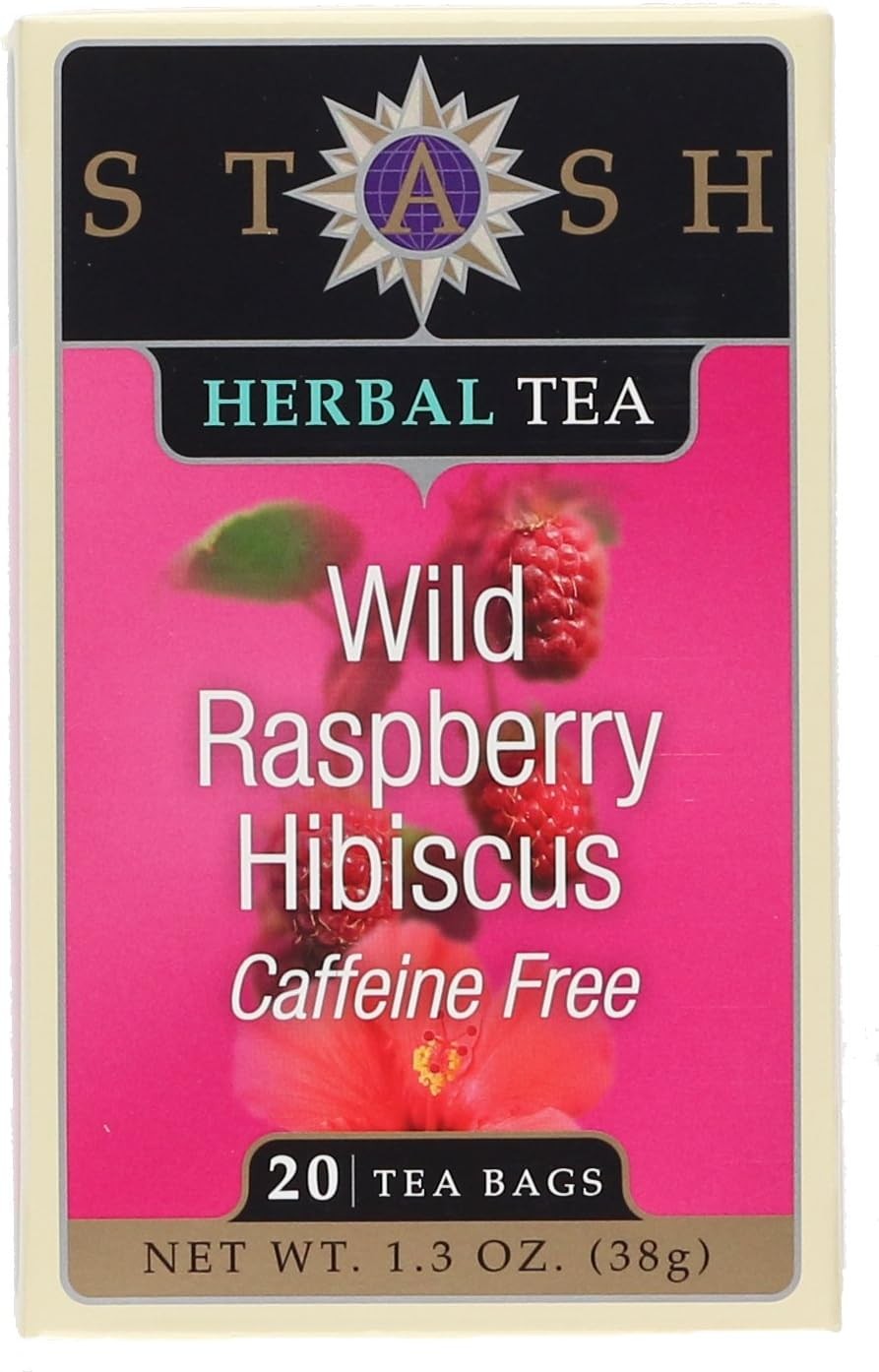 Tea Wild Raspberry Hibiscus tea – 20 Count (Pack of 1)