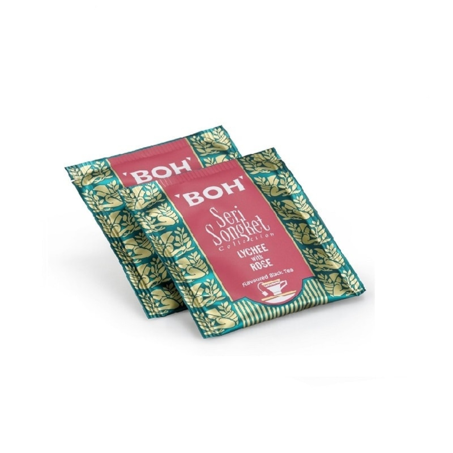 BOH Seri Songket Lychee with Rose Tea – 20 Sachets Exotic Floral Malaysian Tea