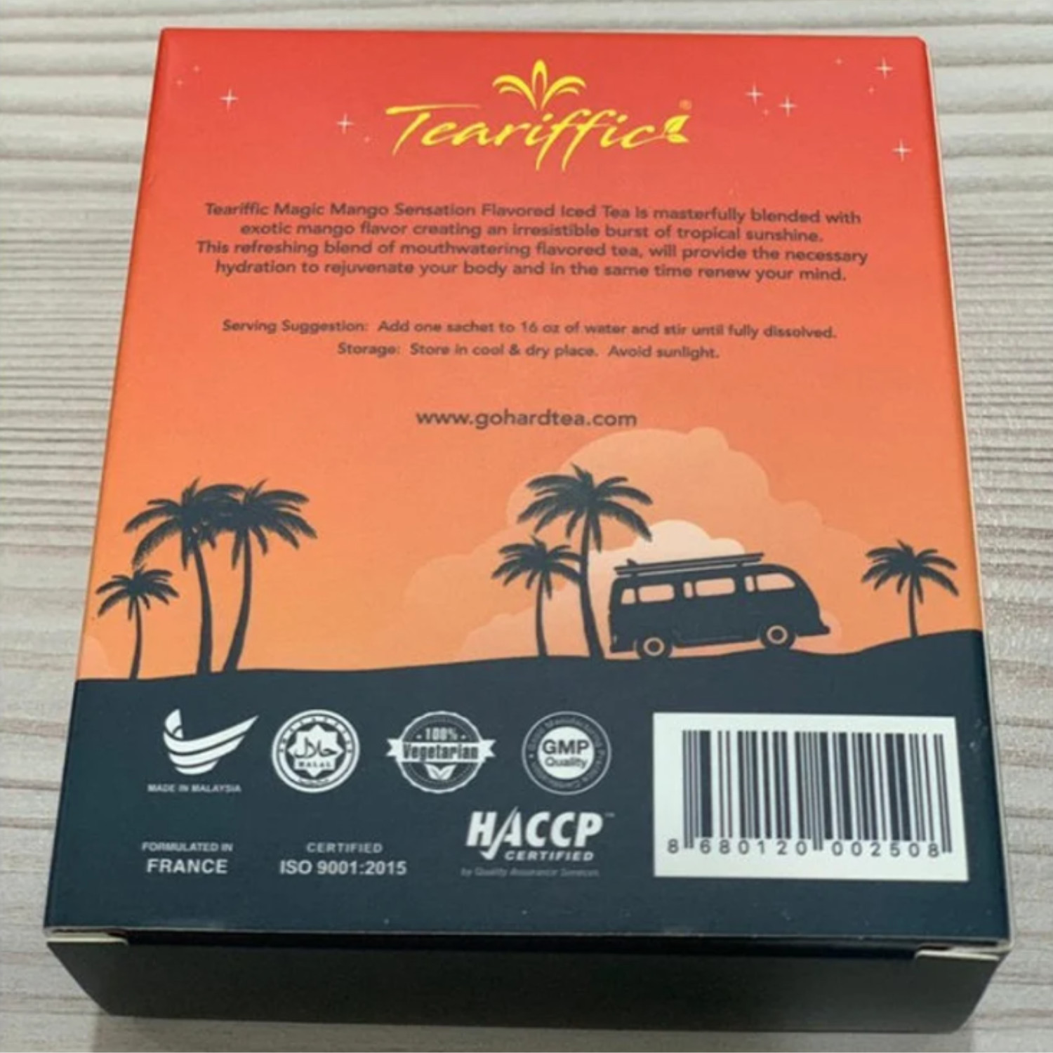 TEARIFFIC Magic Mango Sensation Sexual Men Herb Energy Coffee Tea Boost Sachets