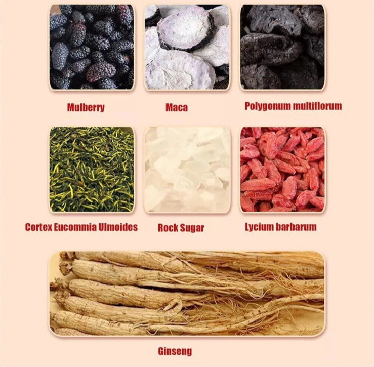 Ginseng six treasure tea , Kidney tea ,liver tea , red date kidney health – 30pc