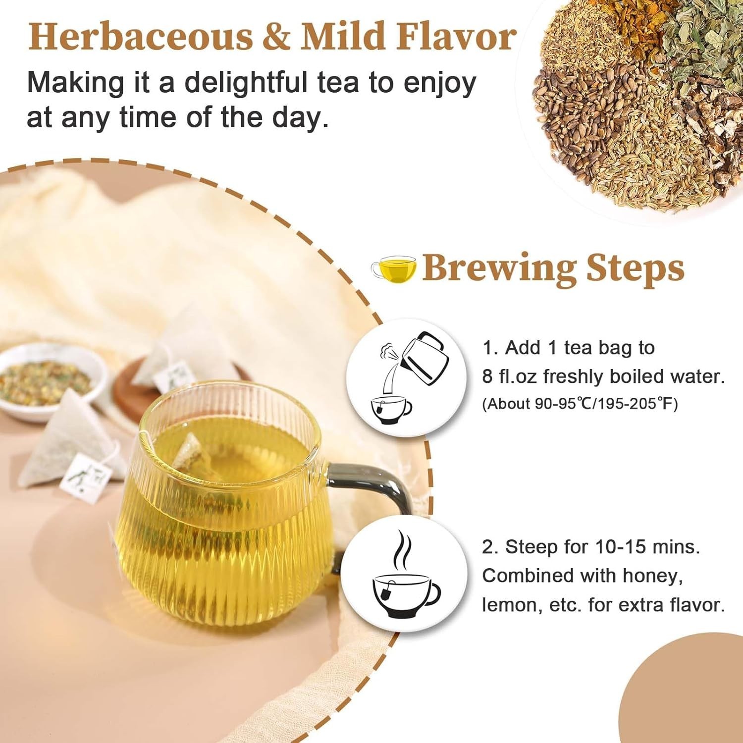 Detox Tea Bags, 50 Teabags Liver Detox Tea, With Milk Thistle Seed, Dandelion…