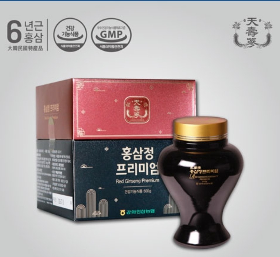 [Gang Hwa Ginseng Nonghyup] Korean 6 Years Red Ginseng Extract Premium 500g
