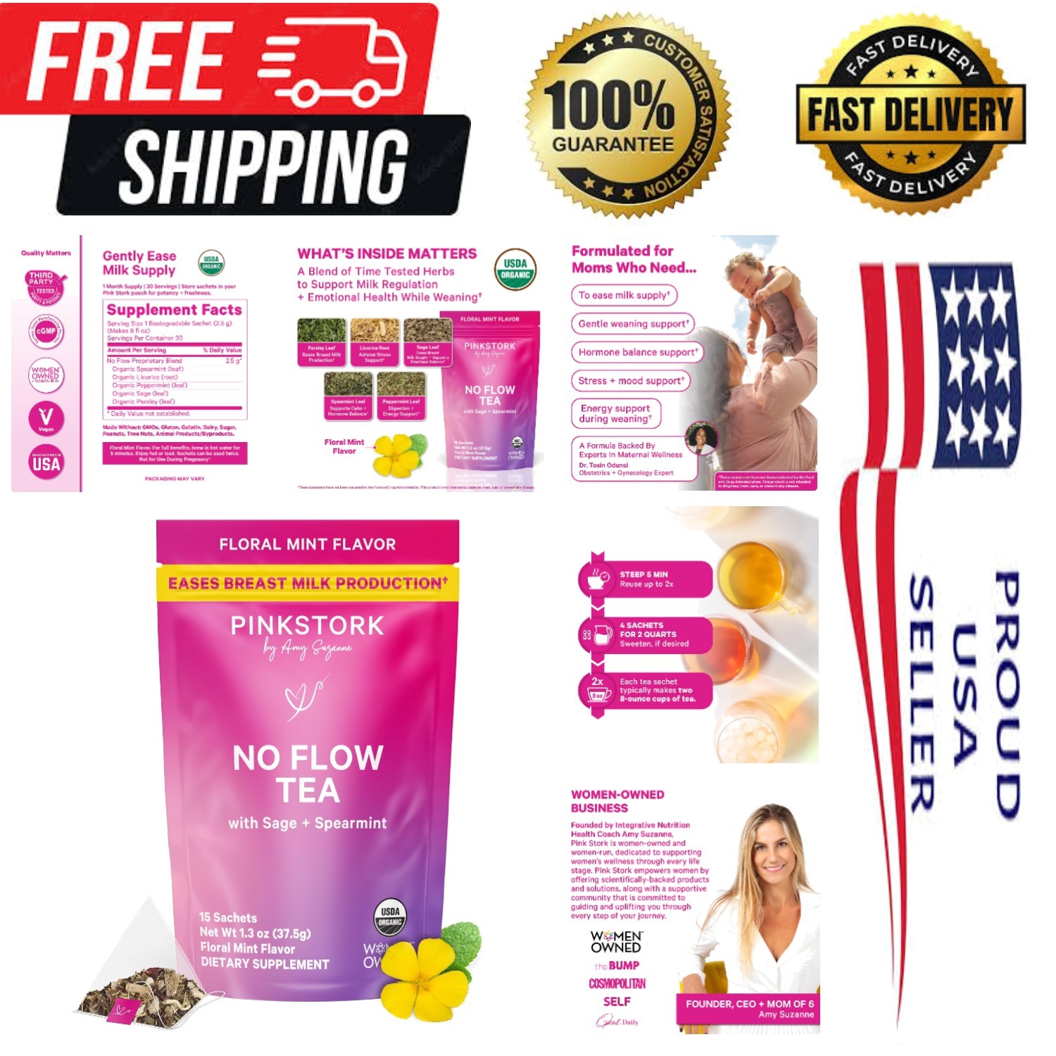 No Flow – Organic Sage Tea to Dry Up Breast Milk Supply and Decrease Milk Pro…