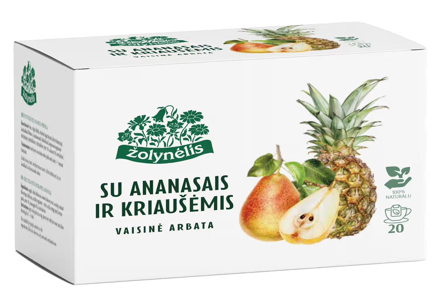 ZOLYNELIS NATURAL FRUIT TEA Flavor Bundle (240 servings total) 12 Boxes x 50g