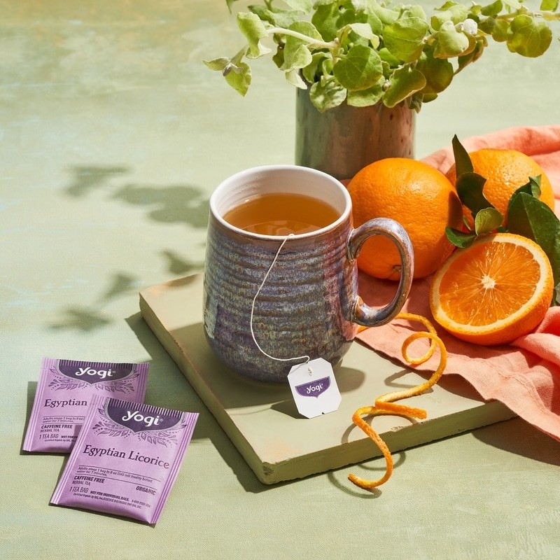 Yogi Tea – Egyptian Licorice Herbal Tea – 16 Bags – Pack of 4