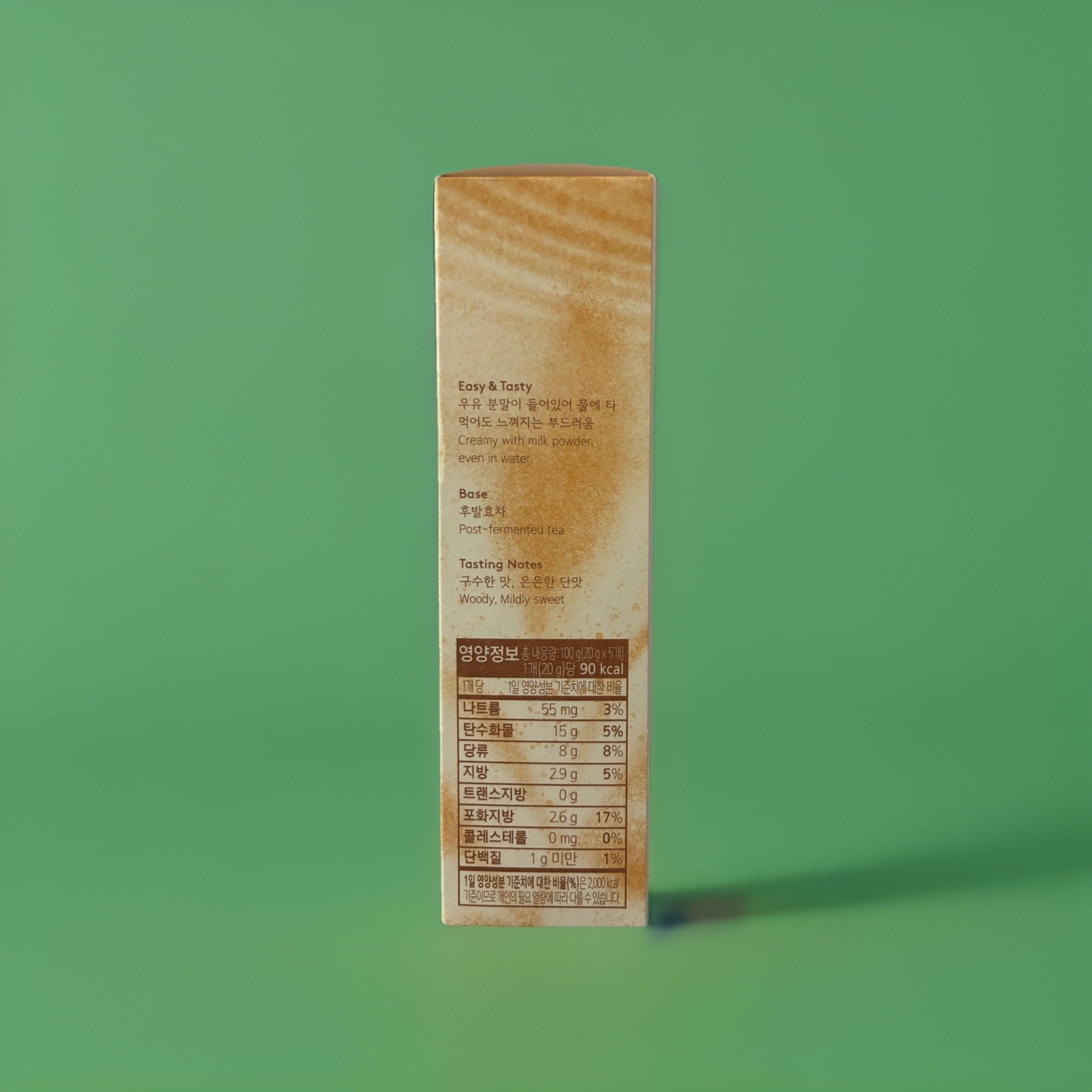 OSULLOC Samdayeon Original Milk Tea Powder Sticks, Creamy, 5x20g (100g)