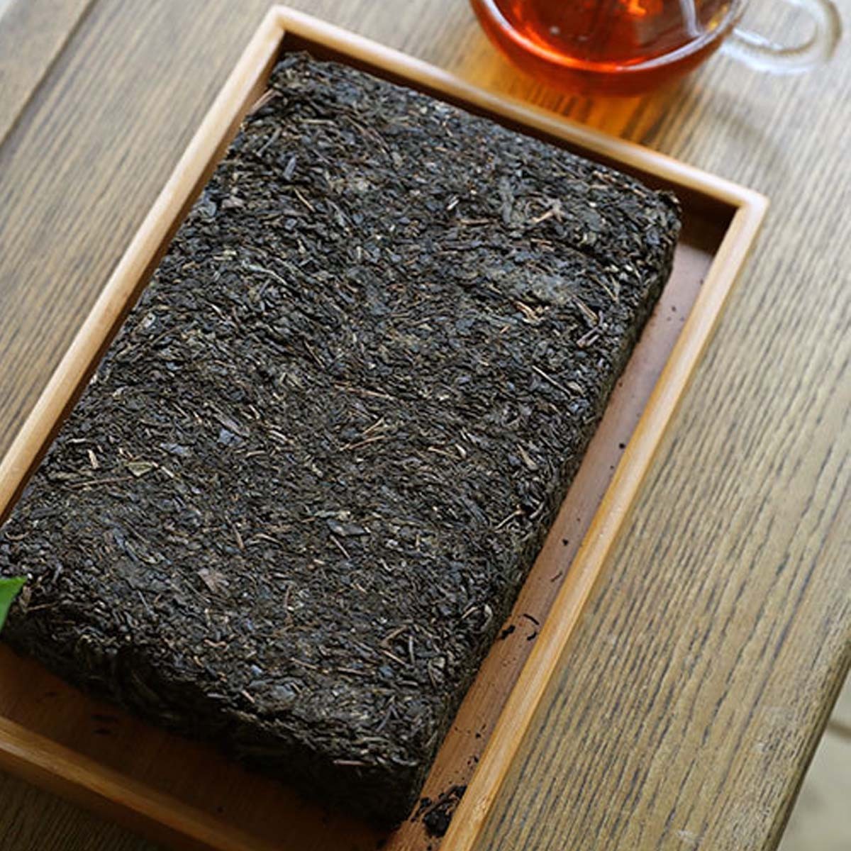 1000g Anhua Black Tea Jinhua Golden Flower Tea Brick Fu Zhuan Tea Healthy Food