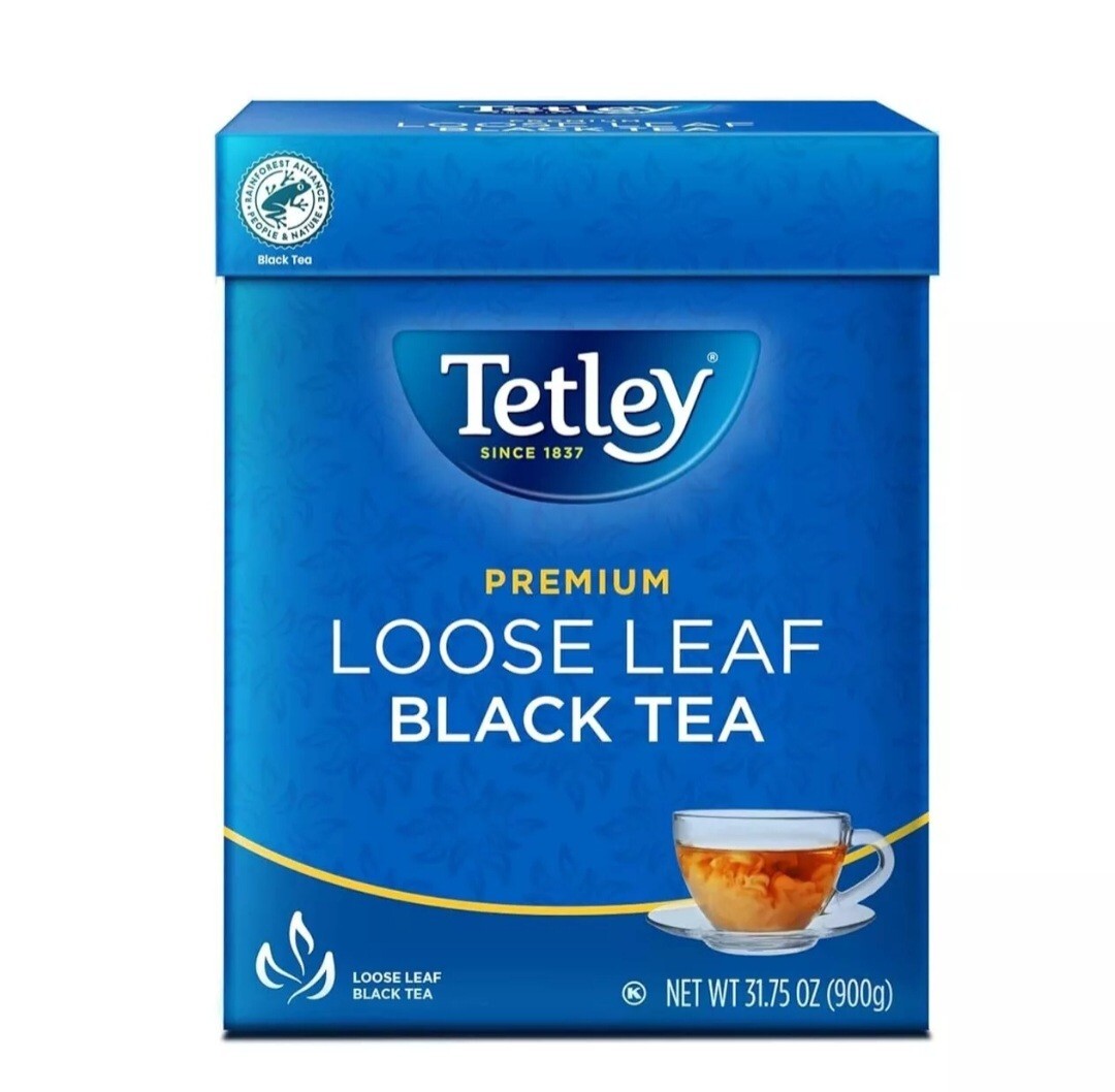 Tetley Premium Loose Leaf Black Tea (900g- 31.75oz Pack)