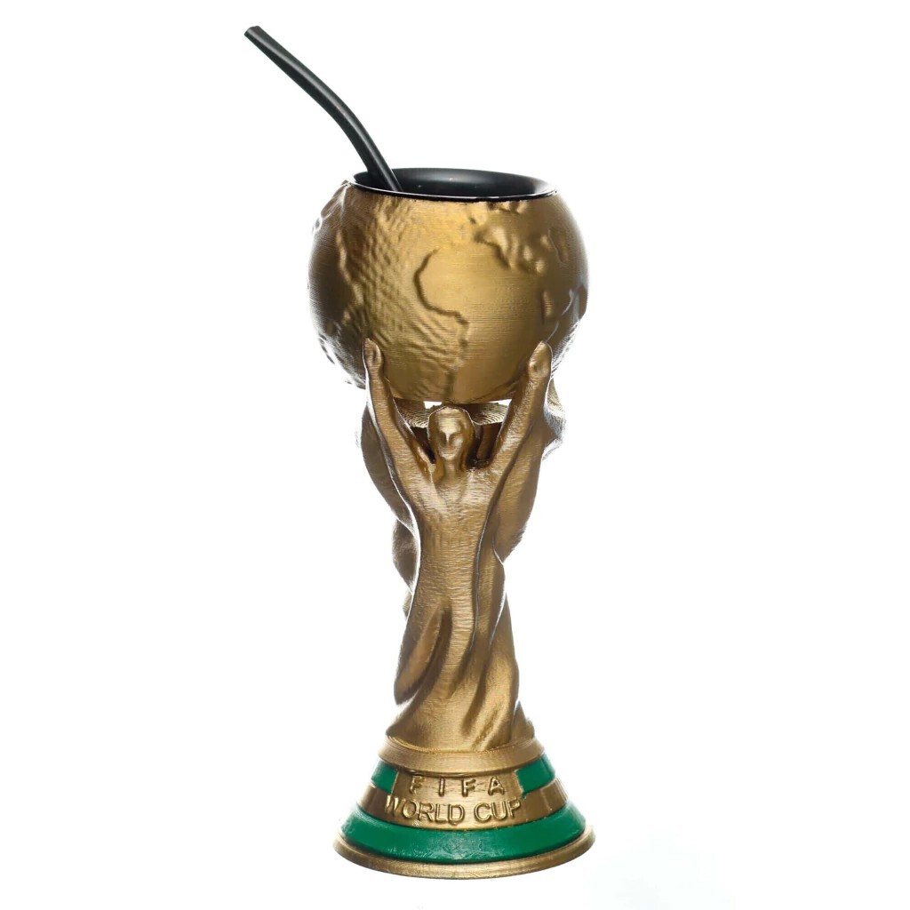 Mate Copa Del Mundo. 3D Pla. World Cup. Qatar. Mundial Futbol. Messi Argentina