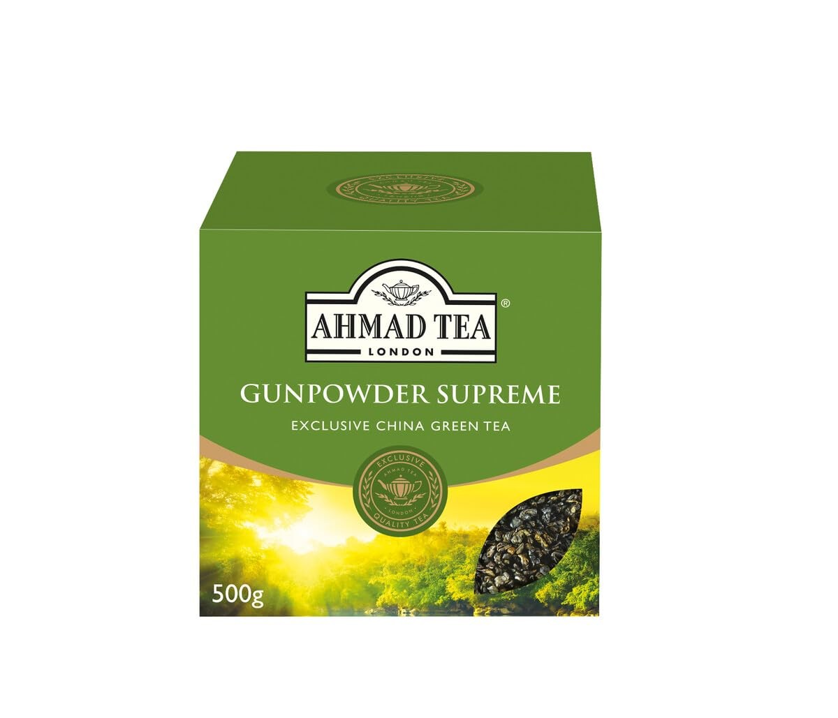 Green Tea, Gunpowder Loose Leaf, 500g – Caffeinated & Sugar Free