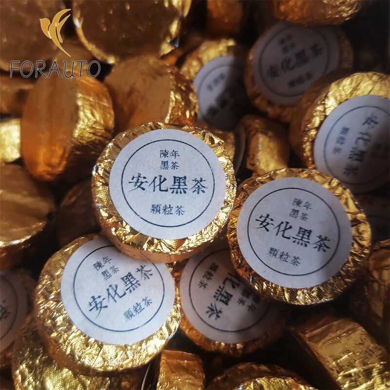 Aged Black Tea, Dark Tea Gold Coin Tea Hunan Anhua Black Tea Granules 500g