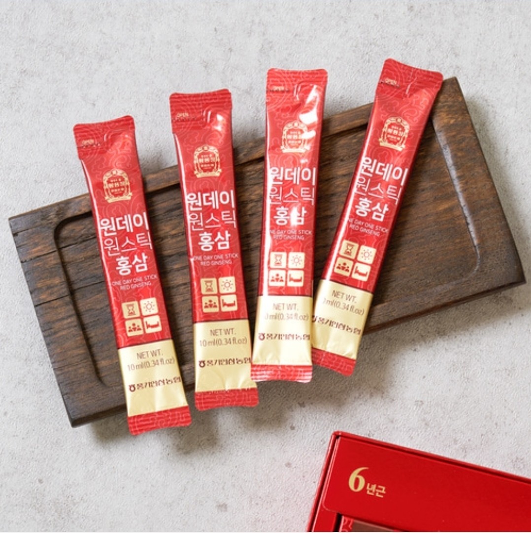 [Pung-gi Ginseng Nonghyup] Korean 6 Years Red Ginseng One Day Stick 10ml x 30 P