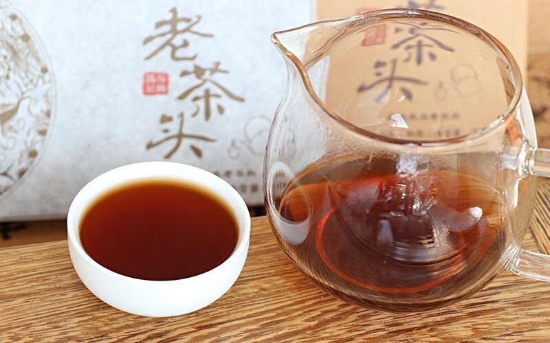 2017 Colourful Yunnan Menghai Lao Cha Tou Nugget Ripe Puerh Pu’er Brick Tea 250g