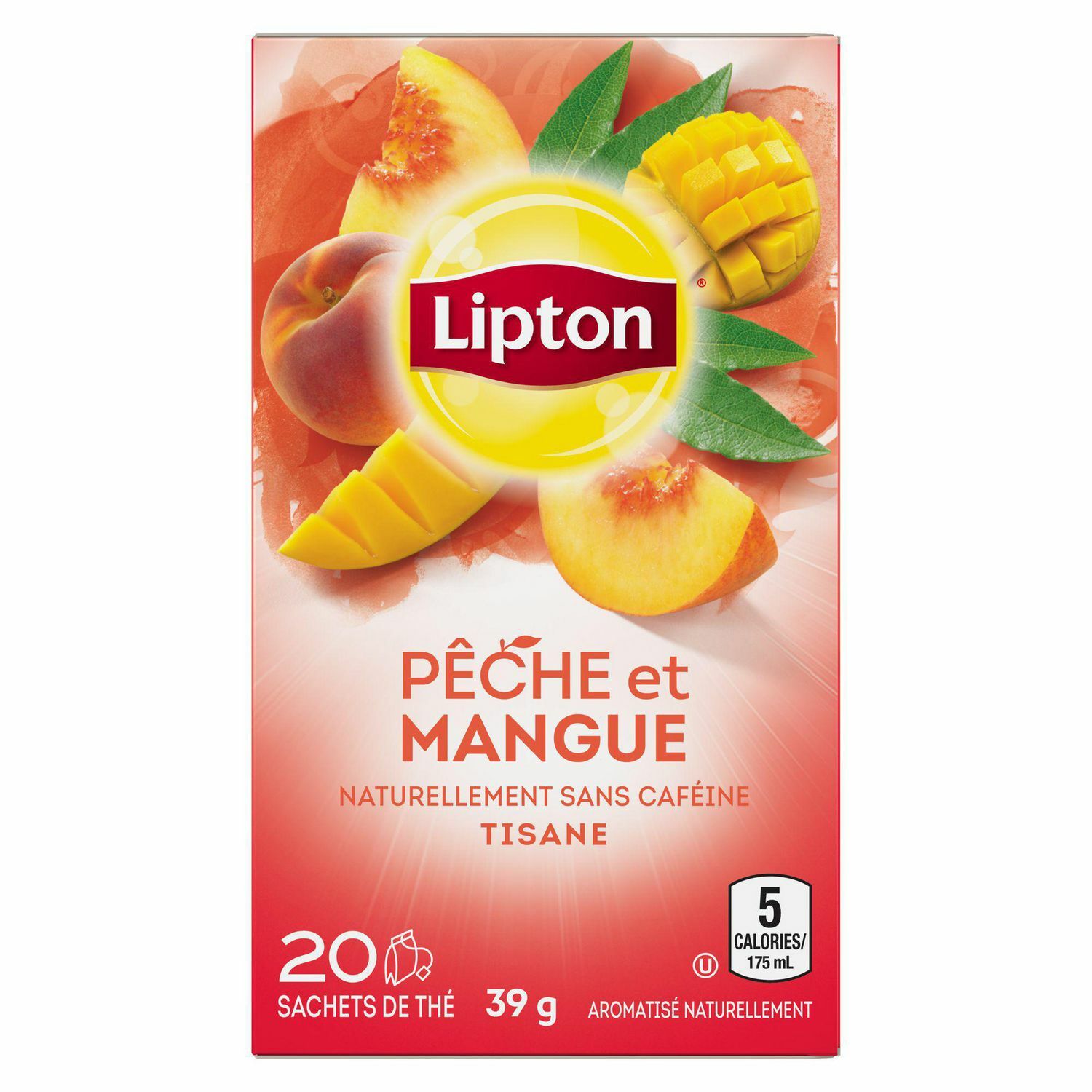 Lipton Peach Mango Herbal Tea (20 Bags Each) – FROM CANADA