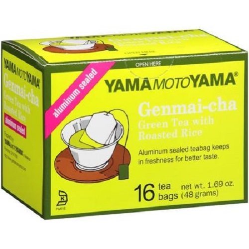 Japanese Yamamotoyama Genmai-cha 玄米茶 Green Tea with Roasted Rice (16 Tea Bags)