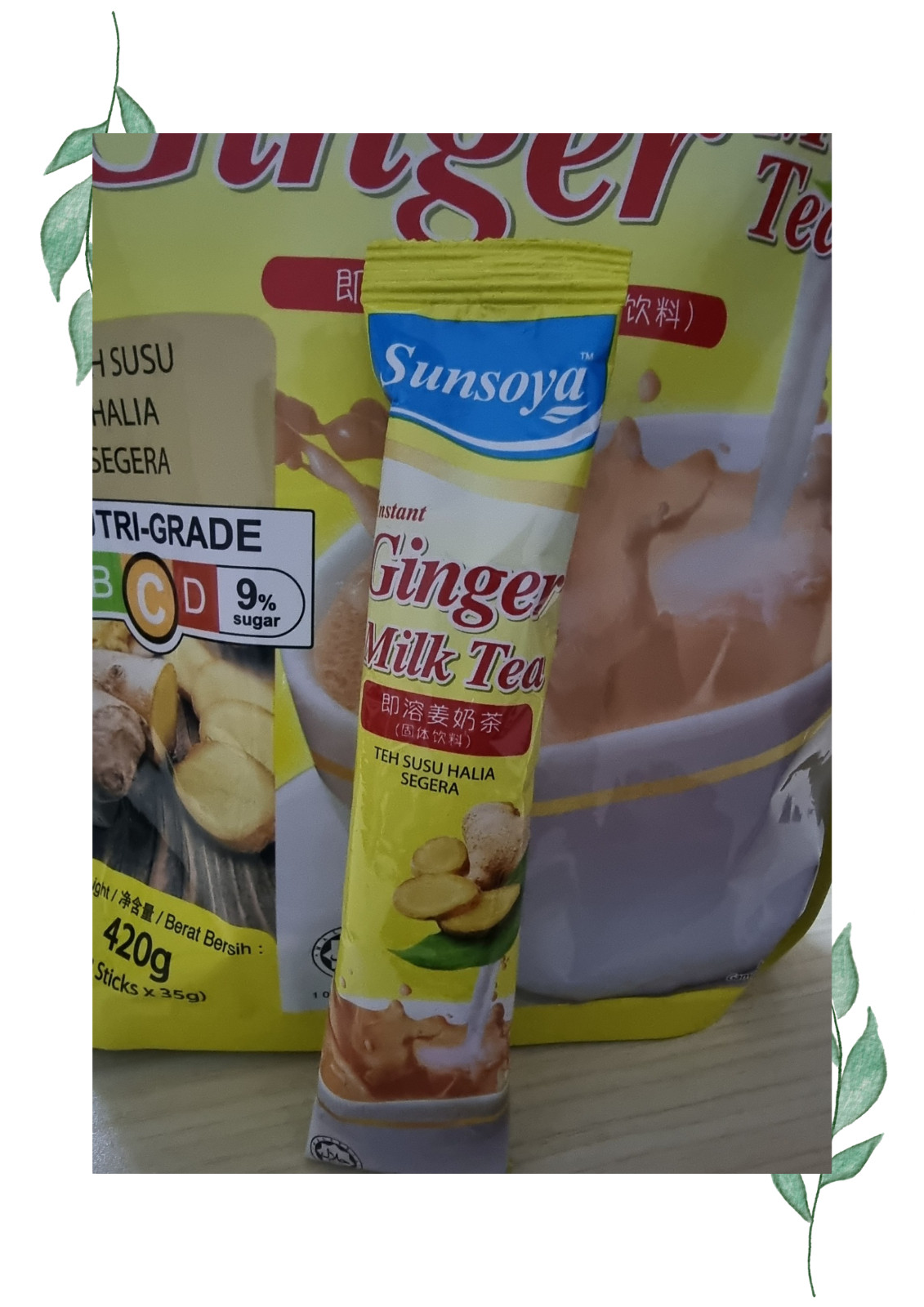 Instant Ginger Milk Tea ( 12 sticks x 35g)