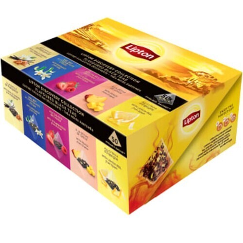 Lipton Discovery Collection Black Tea Pyramid 50p / Pack