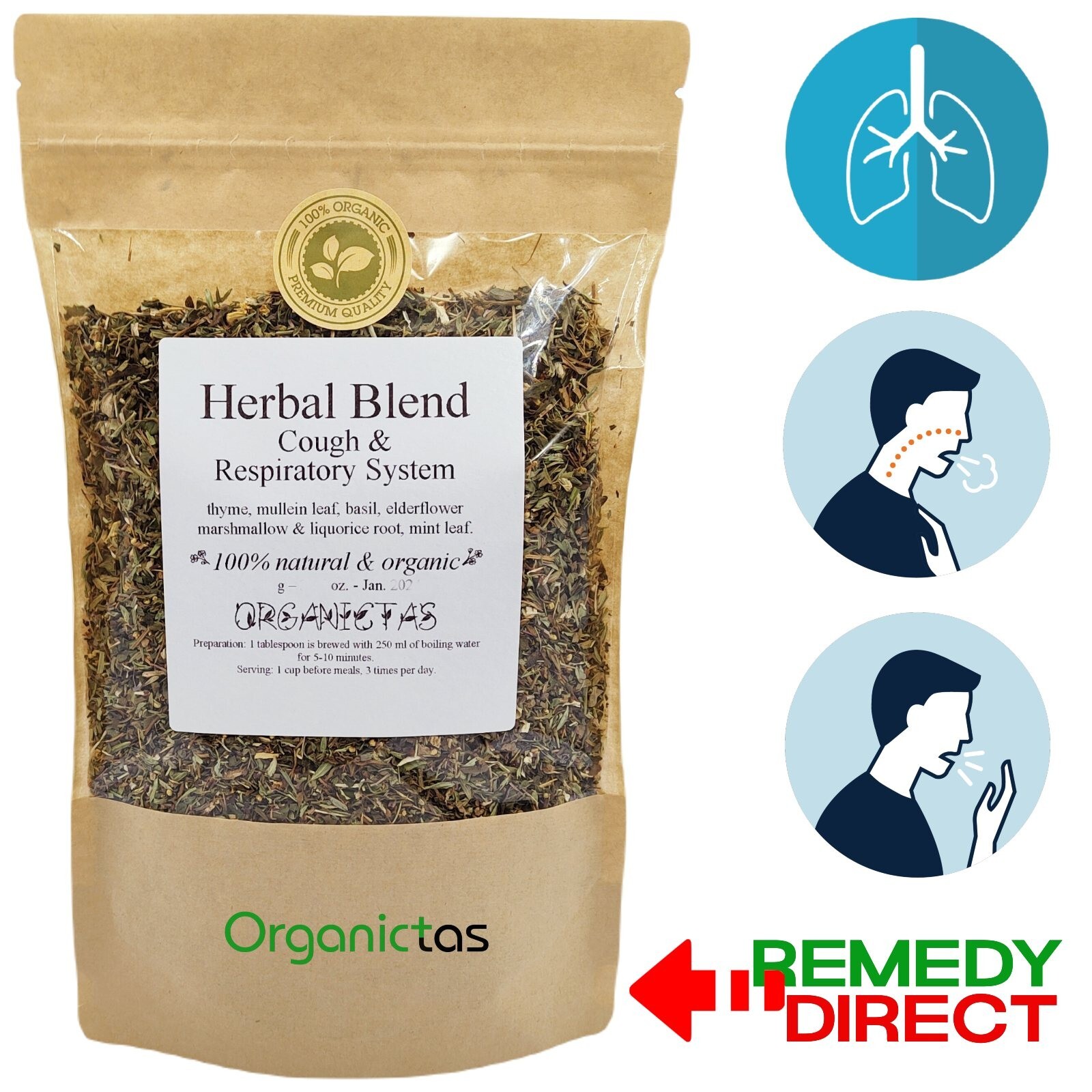 Herbal Tea for Chest Congestion – Lung Cleansing Breathing Mucus Phlegm Detox