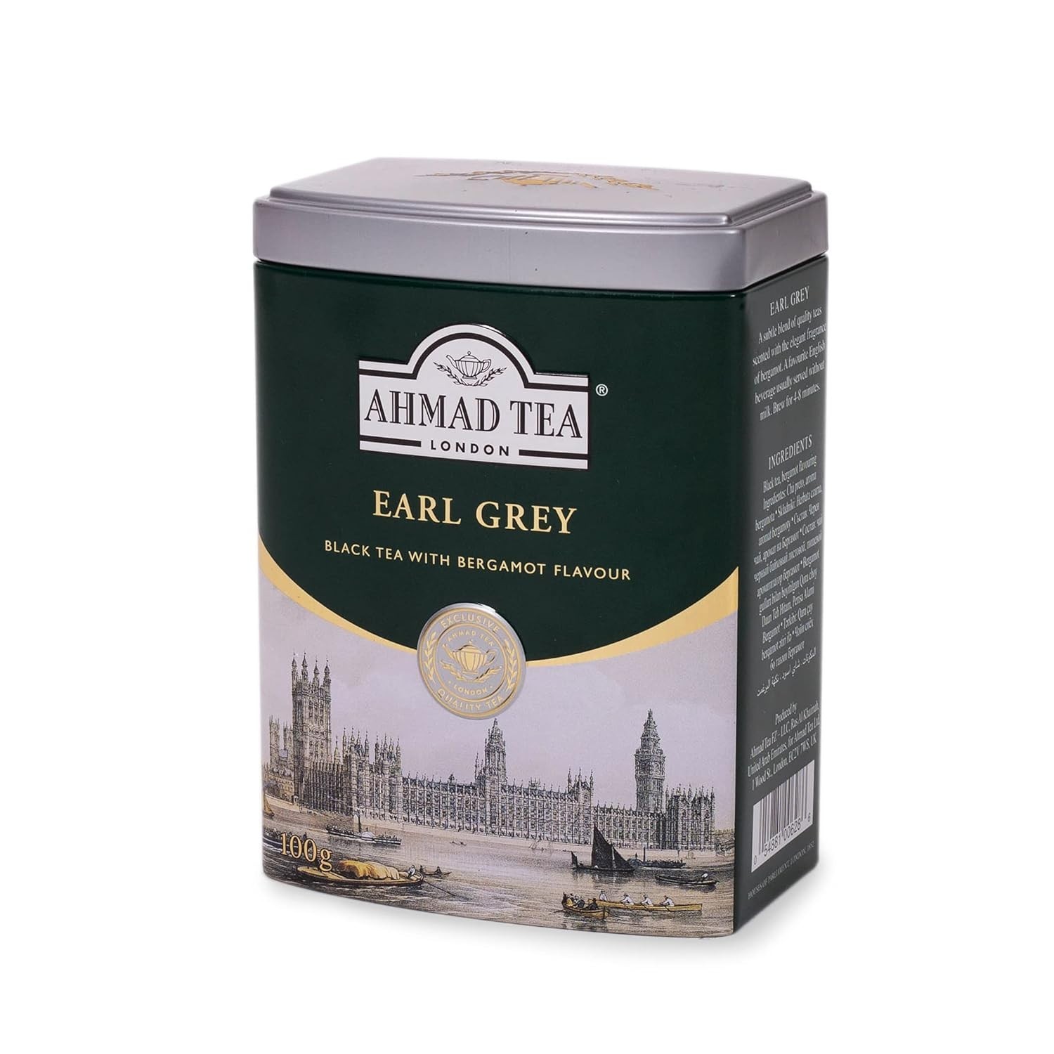Luxurious English Scene Tea Caddy with 100g Earl Grey – Heart & Immunity Boost